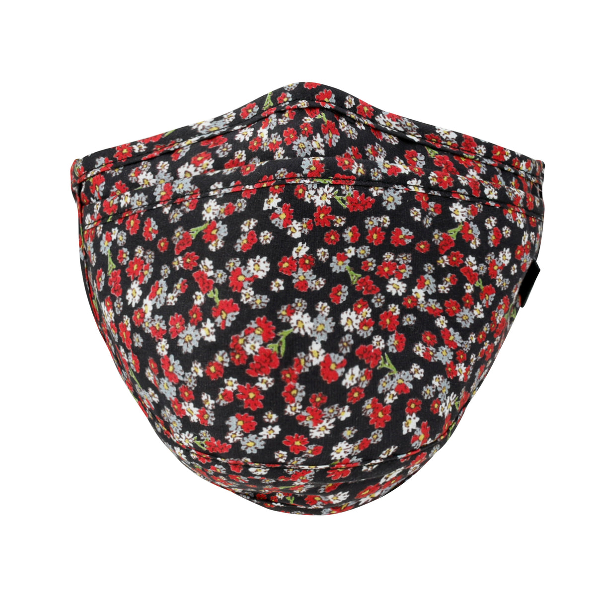 ililily Cotton Double Layer Patterned Face Cover Filter Lining Washable Mask