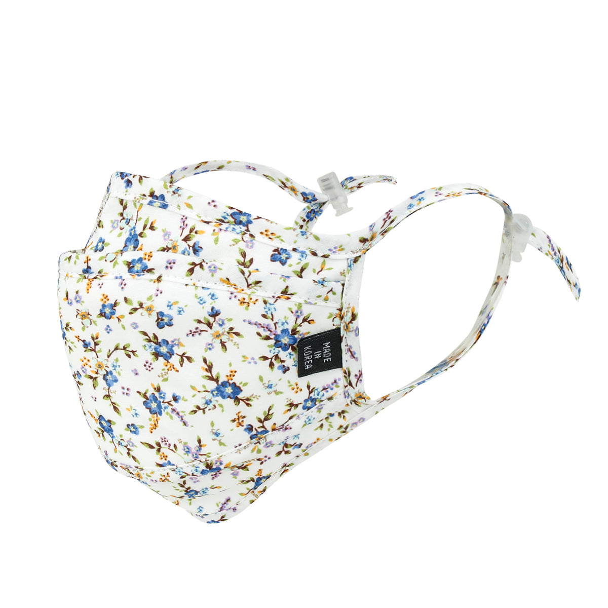 ililily Cotton Double Layer Patterned Face Cover Filter Lining Washable Mask