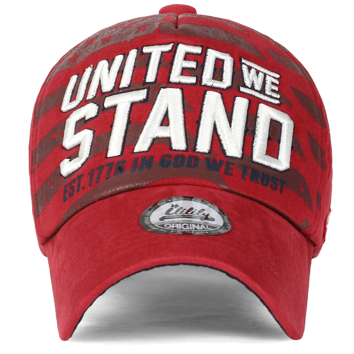ililily Usa America Dream 4th July Cotton Patch Trucker Hat Baseball Cap