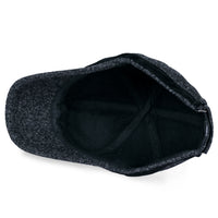 ililily Women Short Brim Baseball Cap Suede Band Velcro Adjustable Trucker Hat