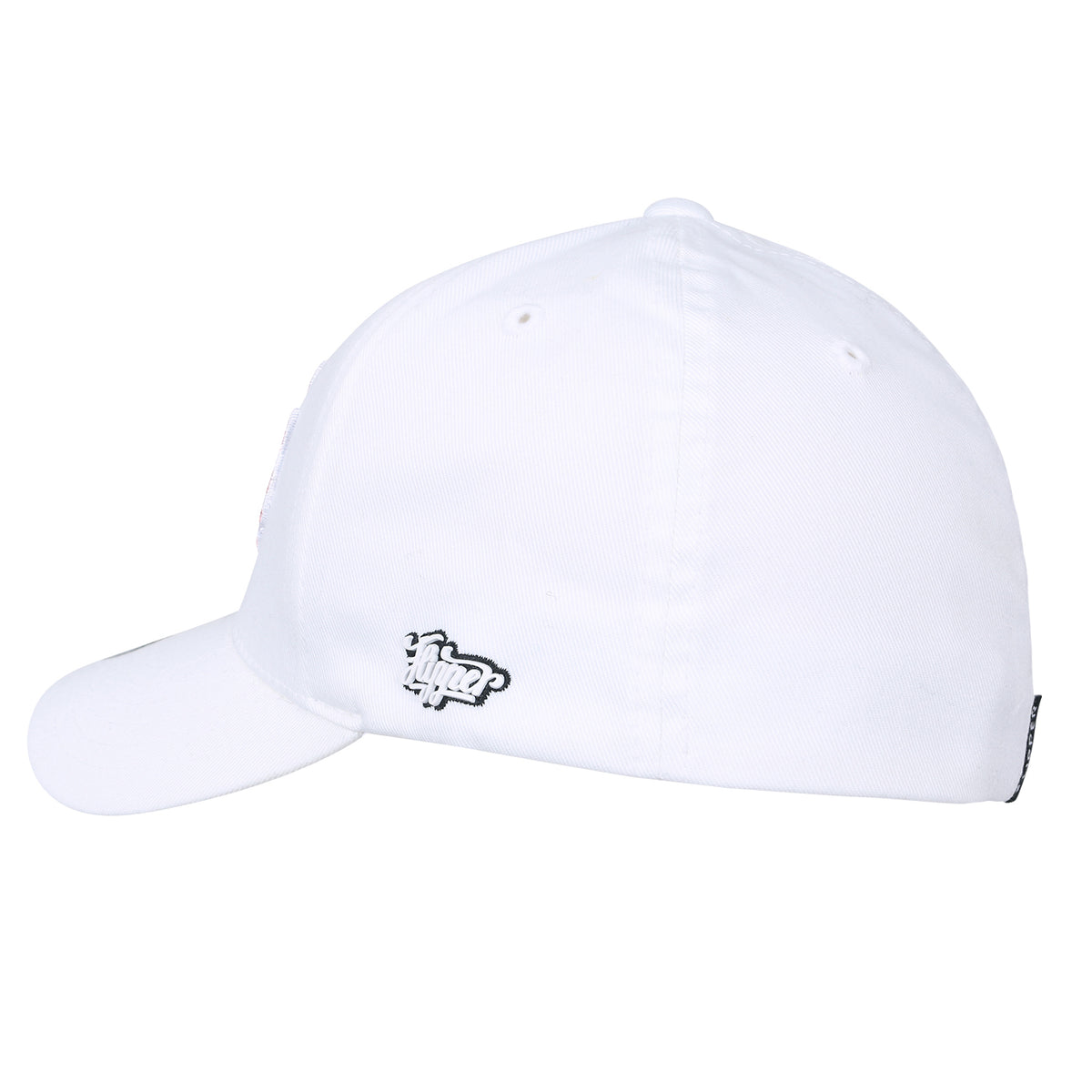 ililily Letter Embroidery Solid Color Baseball Cap Flex Fit Cotton Trucker Hat
