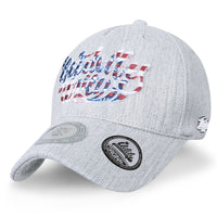 ililily Letter Embroidery Solid Color Baseball Cap Flex Fit Cotton Trucker Hat