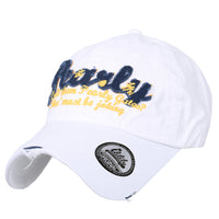 ililily Washed Cotton 'Pearly' Vintage Trucker Hat Casual Baseball Cap