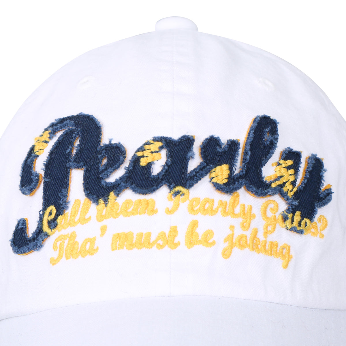 ililily Washed Cotton 'Pearly' Vintage Trucker Hat Casual Baseball Cap
