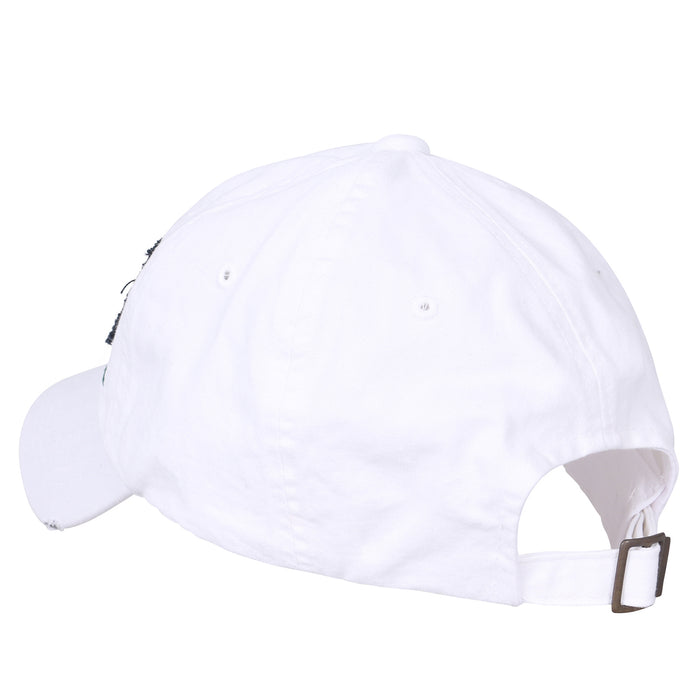 ililily Washed Cotton GRASP Letter Patch Vintage Trucker Hat Casual Baseball Cap