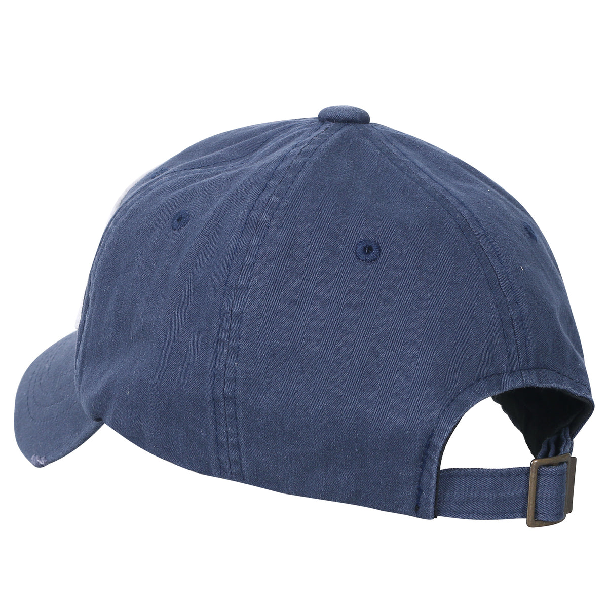 ililily Washed Cotton US Flag Vintage Trucker Hat Casual Baseball Cap