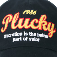 ililily Letter Embroidered Distressed Vintage Cotton Baseball Cap Trucker Hat