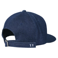 ililily Hand Stitched Baseball Cap Strap Back Flat Bill Trucker Hat