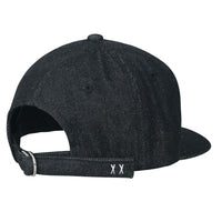 ililily Hand Stitched Baseball Cap Strap Back Flat Bill Trucker Hat