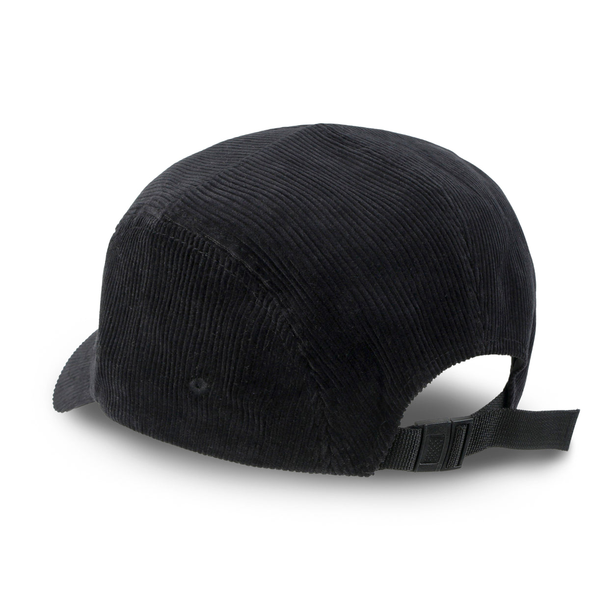 ililily 1976 Embroidered Panel Camp Hat Solid Color Cotton Corduroy Cadet Cap