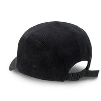 ililily 1976 Embroidered Panel Camp Hat Solid Color Cotton Corduroy Cadet Cap