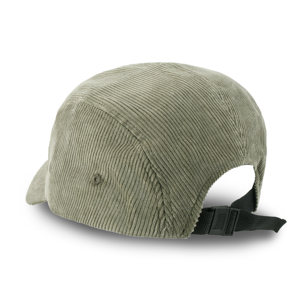 ililily 1976 Embroidered Panel Camp Hat Solid Color Cotton Corduroy Cadet Cap