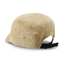 ililily 1976 Embroidered Panel Camp Hat Solid Color Cotton Corduroy Cadet Cap