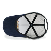 ililily X Rooftop Space Colorful Retro Embroidery Mesh Trucker Baseball Cap