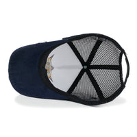 ililily X Rooftop Space Colorful Retro Embroidery Mesh Trucker Baseball Cap