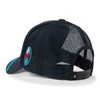 ililily Time To Embroidered Baseball Cap Colorful Stitch Mesh Trucker Hat
