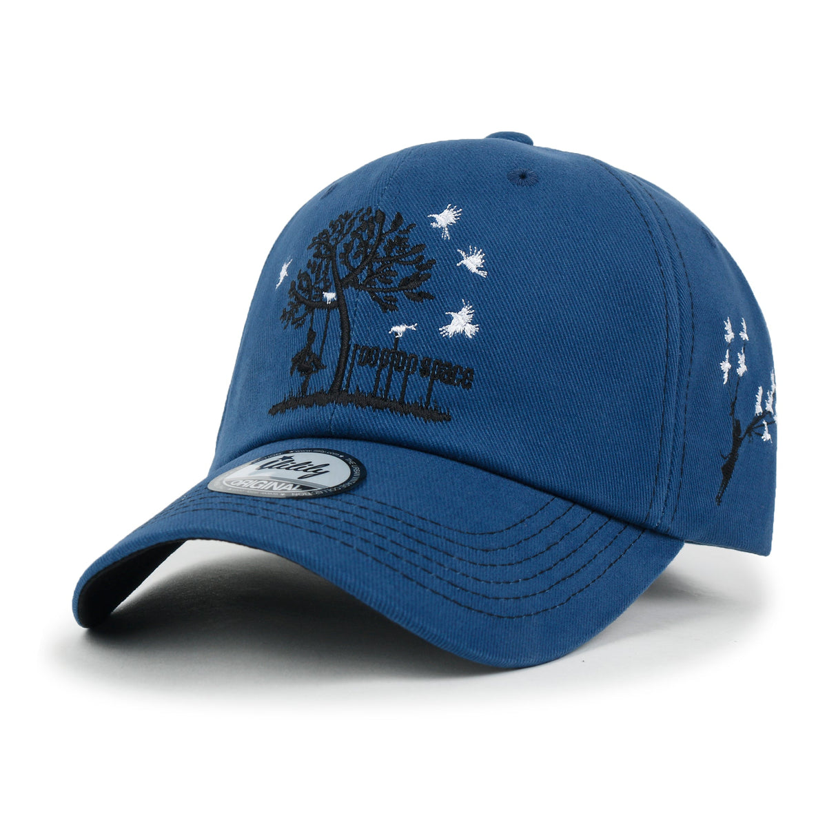 ililily Women Embroidered Baseball Cap Firm  Premium Cotton Hat