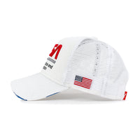 ililily PREMIUM NASA Worm Logo Embroidery Baseball Cap Vintage Trucker Hat