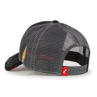 ililily Premium ROAD TRIP Map Embroidery Trucker Hat Vintage Style Baseball Cap