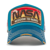 ililily PREMIUM NASA Mission Rectangle Patch Embroidery Structured Baseball Cap