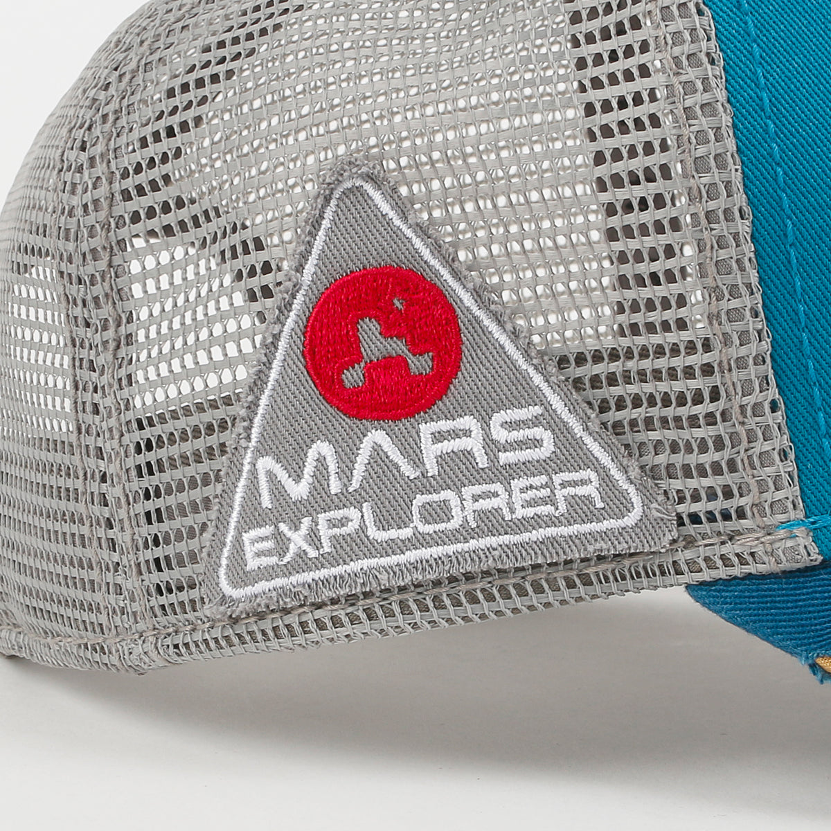 ililily PREMIUM NASA Mission Rectangle Patch Embroidery Structured Baseball Cap