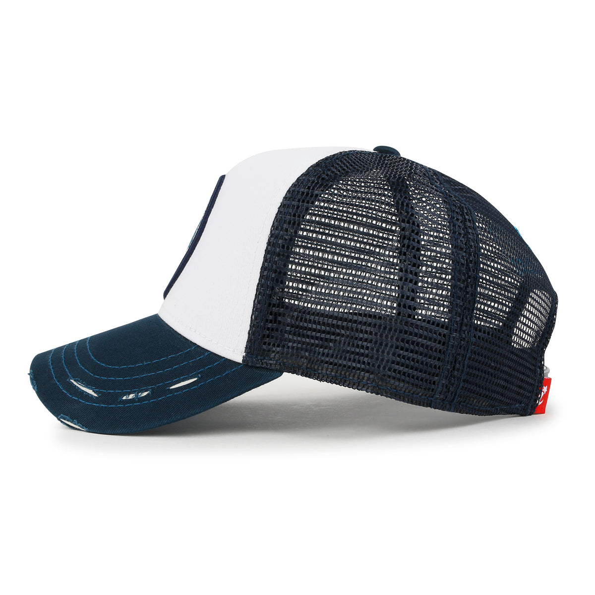 ililily PREMIUM Endangered Blue Whale Embroidery Baseball Cap Structured Hat