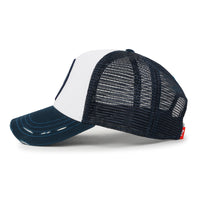 ililily PREMIUM Endangered Blue Whale Embroidery Baseball Cap Structured Hat