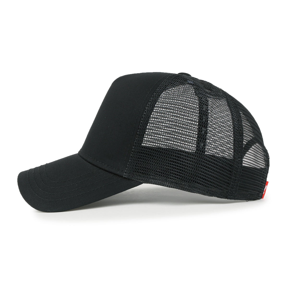 ililily Extra Large Solid Cotton Mesh Back Baseball Cap XL Big Trucker Hat