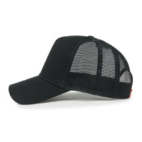 ililily Extra Large Solid Cotton Mesh Back Baseball Cap XL Big Trucker Hat