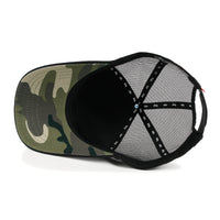 ililily Extra Large Solid Cotton Mesh Back Baseball Cap XL Big Trucker Hat