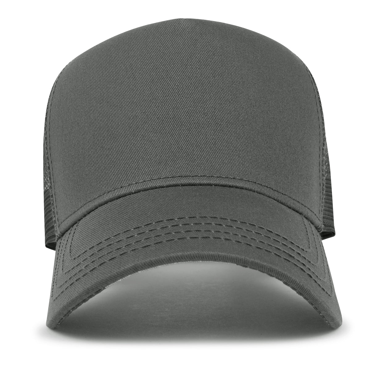 ililily Extra Large Solid Cotton Mesh Back Baseball Cap XL Big Trucker Hat