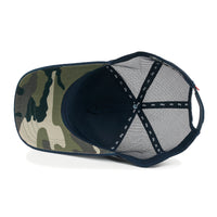 ililily Extra Large Solid Cotton Mesh Back Baseball Cap XL Big Trucker Hat