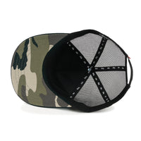 ililily Extra Large Solid Cotton Mesh Back Baseball Cap XL Big Trucker Hat