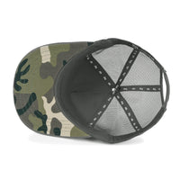 ililily Extra Large Solid Cotton Mesh Back Baseball Cap XL Big Trucker Hat