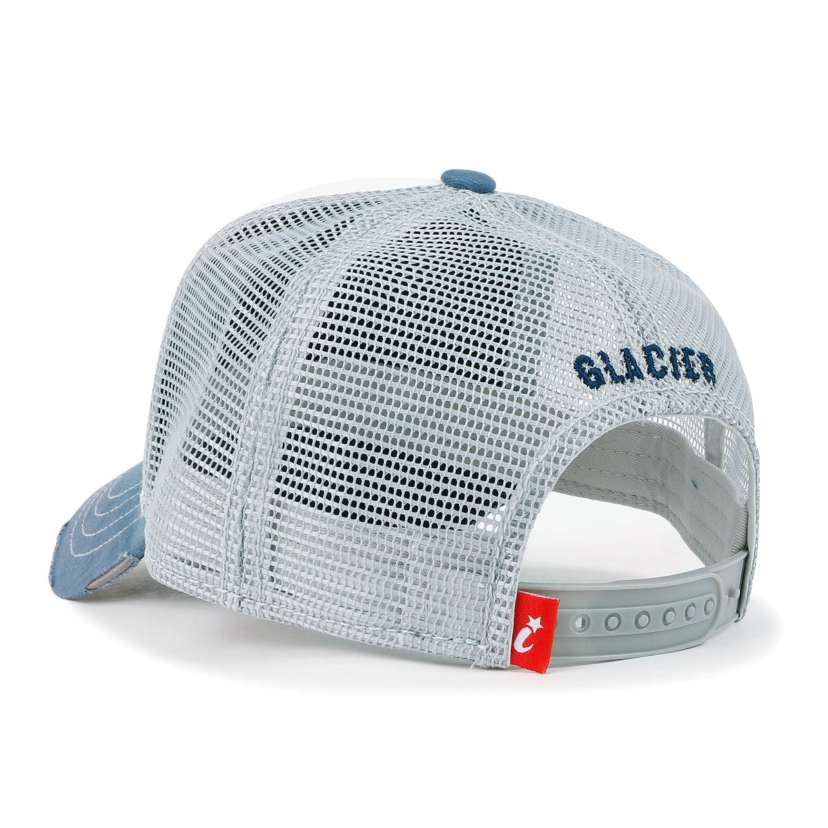 ililily PREMIUM Glacier Bay Embroidery Baseball Cap Structured Trucker Hat