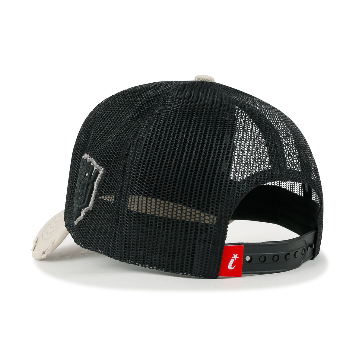 ililily Rock & Roll Embroidery Baseball Cap Guitar Pick Vintage Trucker Hat