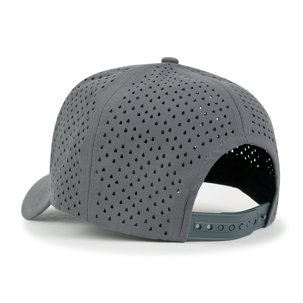 ililily Blank Six Panel Basic Baseball Cap Laser Cut Air Hole Back Hat