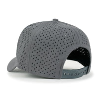 ililily Blank Six Panel Basic Baseball Cap Laser Cut Air Hole Back Hat