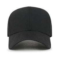 ililily 10 Bulk Pack Blank Six Panel Basic Baseball Cap Laser Cut Hole Back Hat