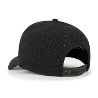ililily 10 Bulk Pack Blank Six Panel Basic Baseball Cap Laser Cut Hole Back Hat