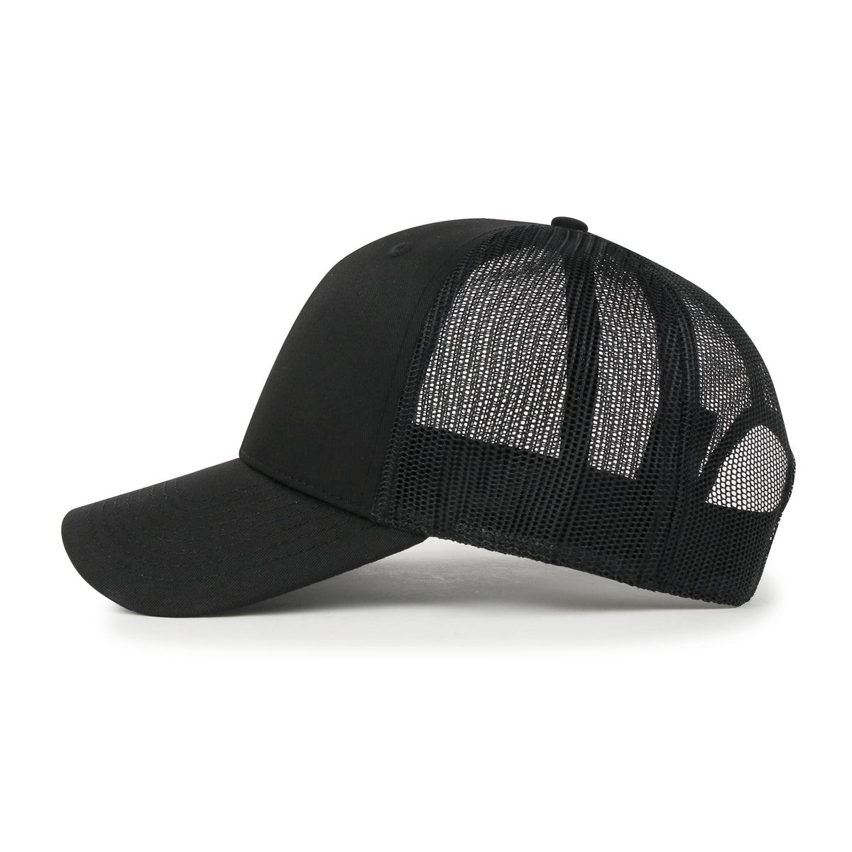 ililily Blank Six Panel Mesh Back Baseball Cap Basic Snap Back Trucker Hat