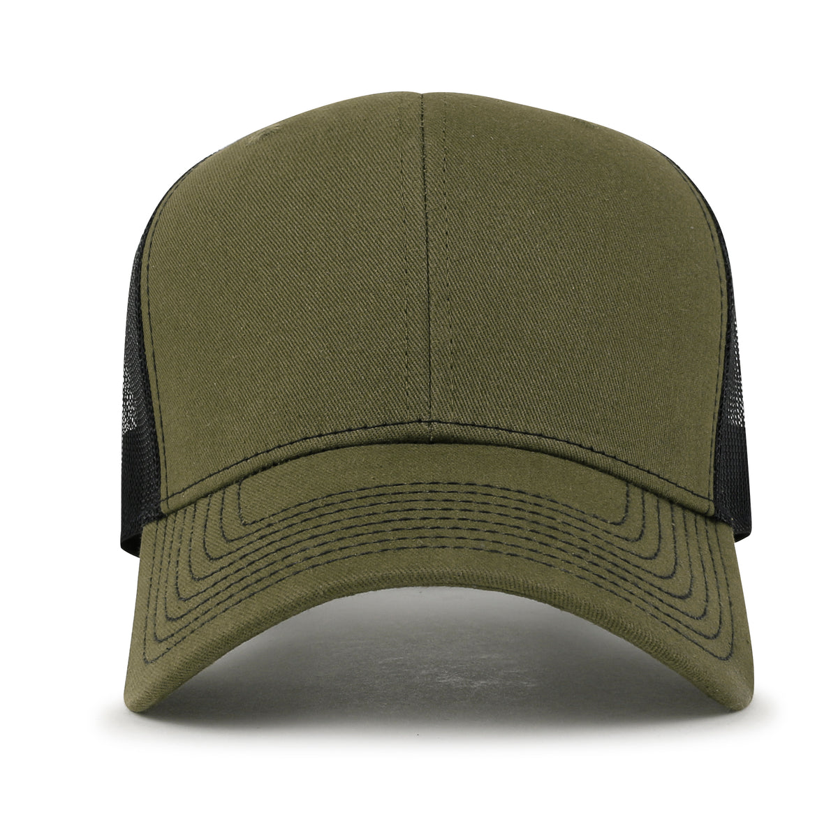 ililily Blank Six Panel Mesh Back Baseball Cap Basic Snap Back Trucker Hat