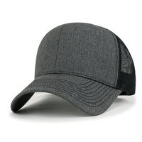 ililily Blank Six Panel Mesh Back Baseball Cap Basic Snap Back Trucker Hat
