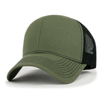 ililily Blank Six Panel Mesh Back Baseball Cap Basic Snap Back Trucker Hat