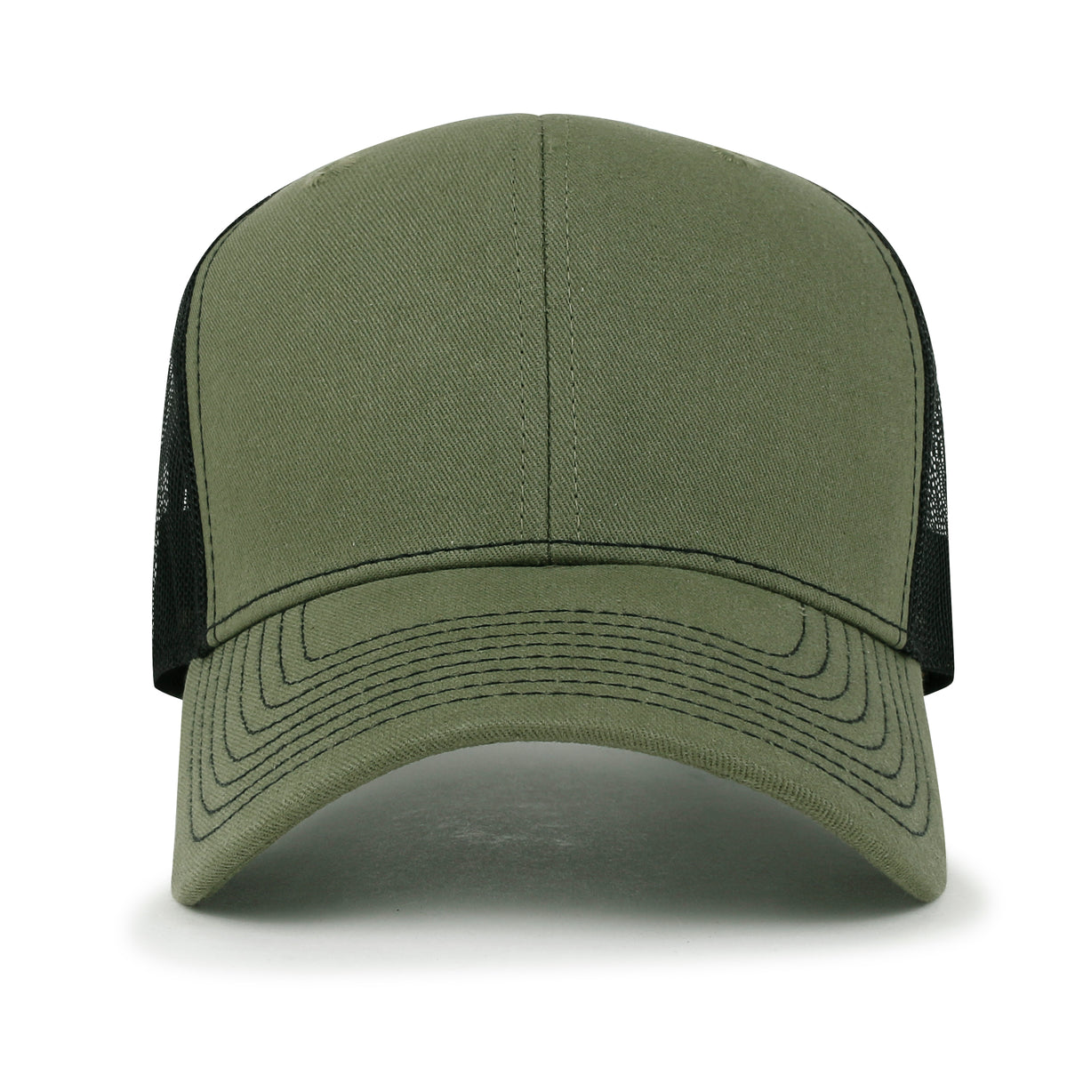 ililily Blank Six Panel Mesh Back Baseball Cap Basic Snap Back Trucker Hat