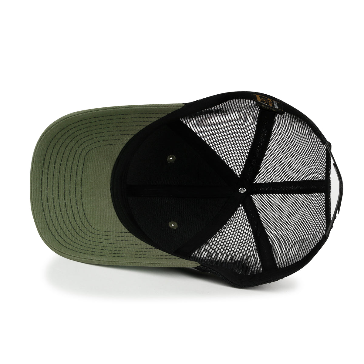 ililily Blank Six Panel Mesh Back Baseball Cap Basic Snap Back Trucker Hat