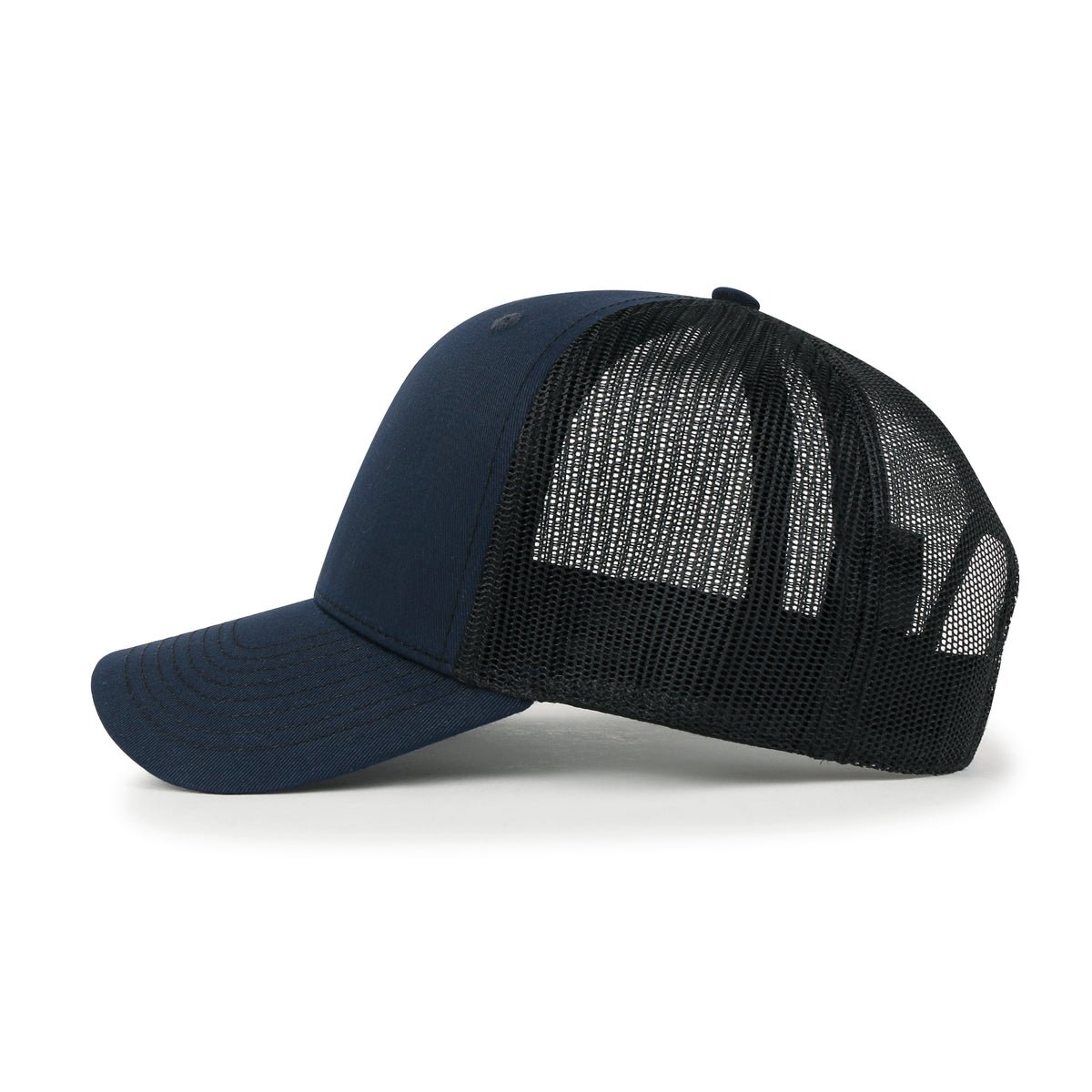 ililily Blank Six Panel Mesh Back Baseball Cap Basic Snap Back Trucker Hat