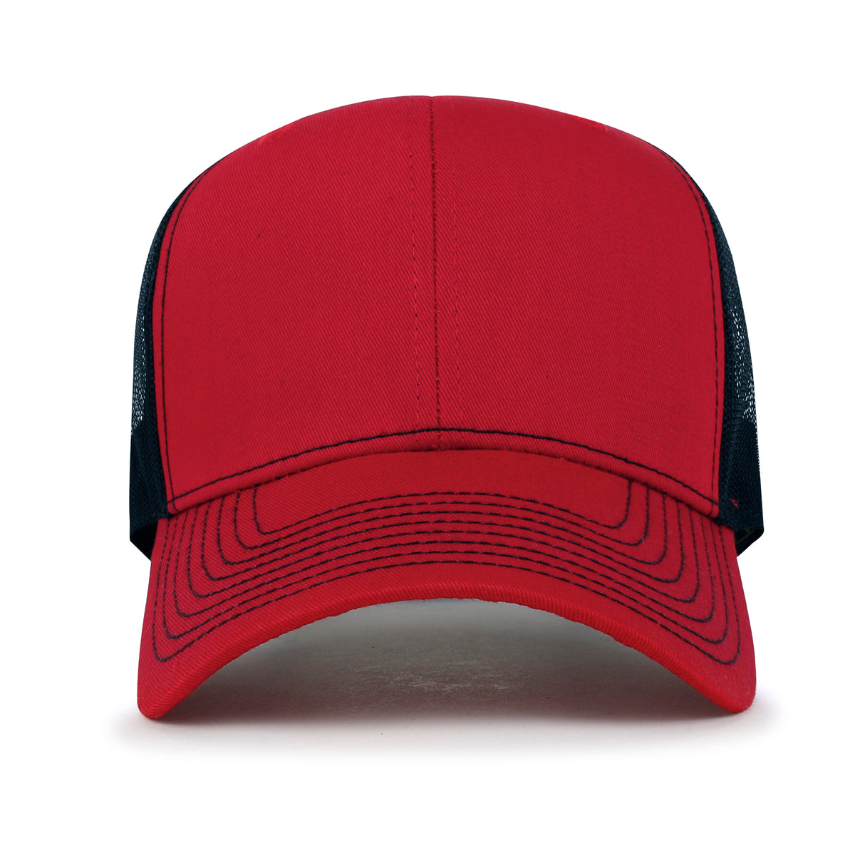 ililily Blank Six Panel Mesh Back Baseball Cap Basic Snap Back Trucker Hat