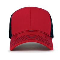 ililily Blank Six Panel Mesh Back Baseball Cap Basic Snap Back Trucker Hat