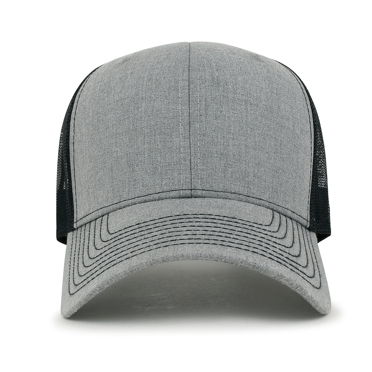 ililily Blank Six Panel Mesh Back Baseball Cap Basic Snap Back Trucker Hat